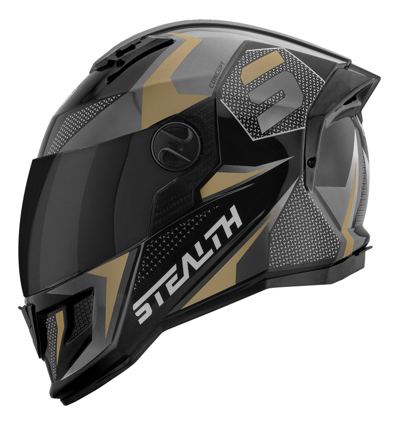 Capacete Fechado Pro Tork Stealth Concept Viseira Escura