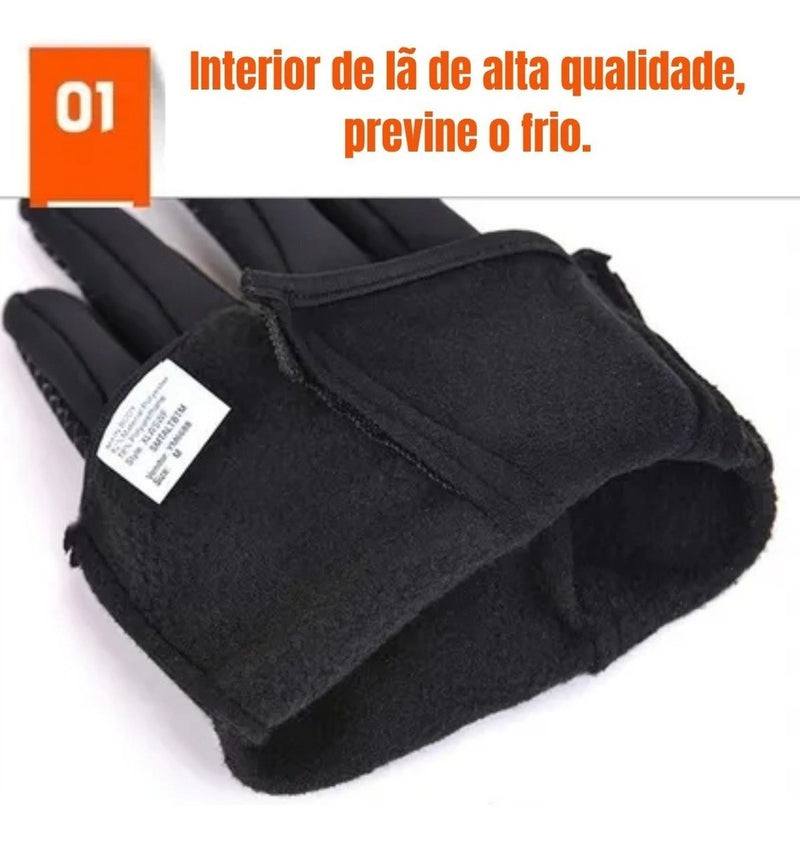 Luva Para Moto Barata Impermeavel Motoqueiro Termica Touch