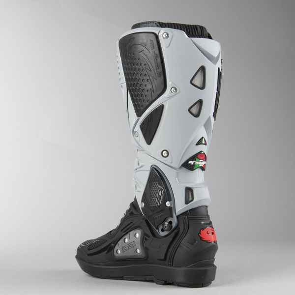 Bota Motocross Articulada Sidi Crossfire 3 Srs Cinza Trilha