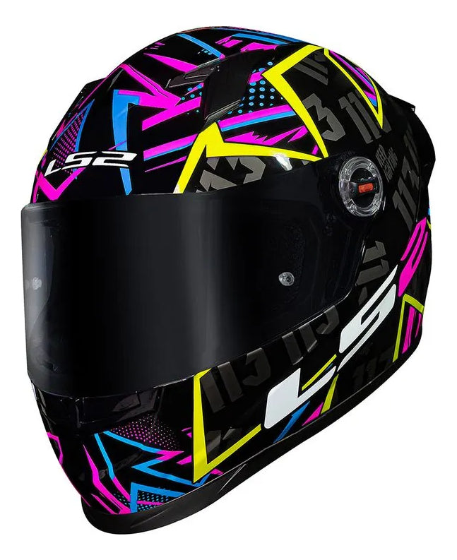 Capacete Ls2 Ff358 Classic S Rafael Paschoalin Preto