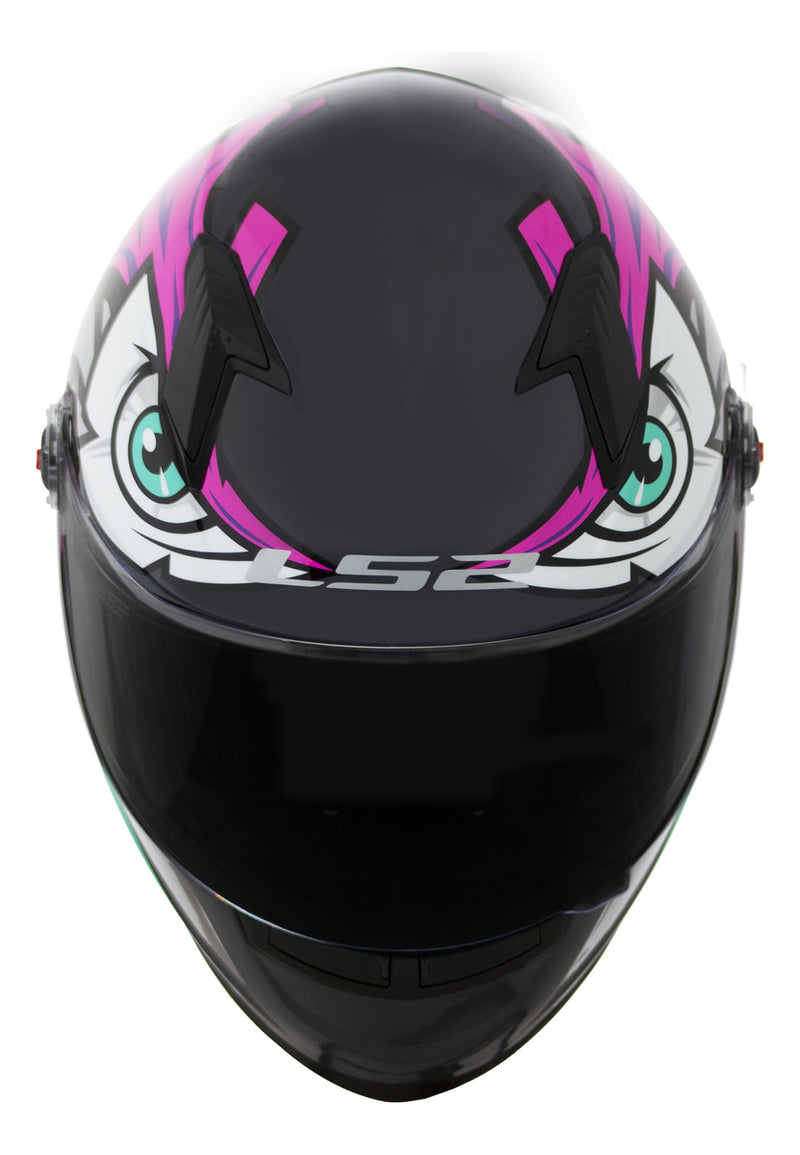 Capacete Para Moto Integral Ls2 Ff358 Classic Tribal Fucsia