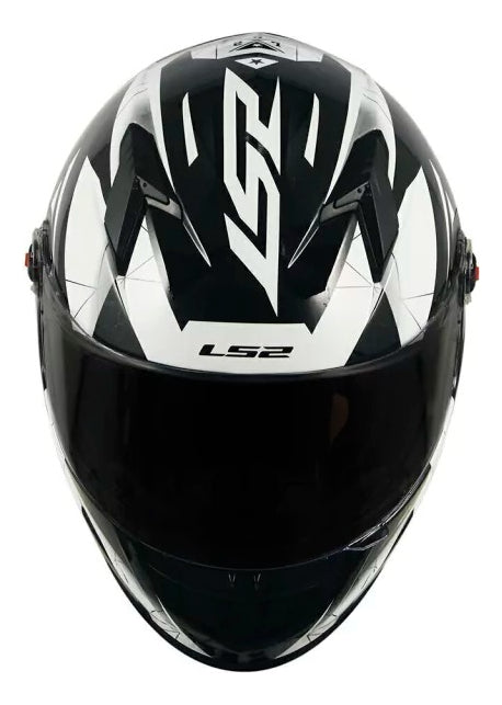 Capacete Ls2 Ff358 Draze Preto Branco