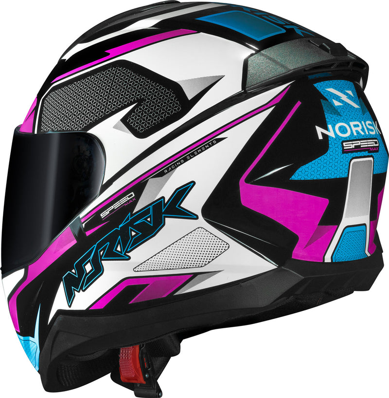 Capacete Norisk Razor Speedmax Rosa + Viseira Rosa Revo Gold