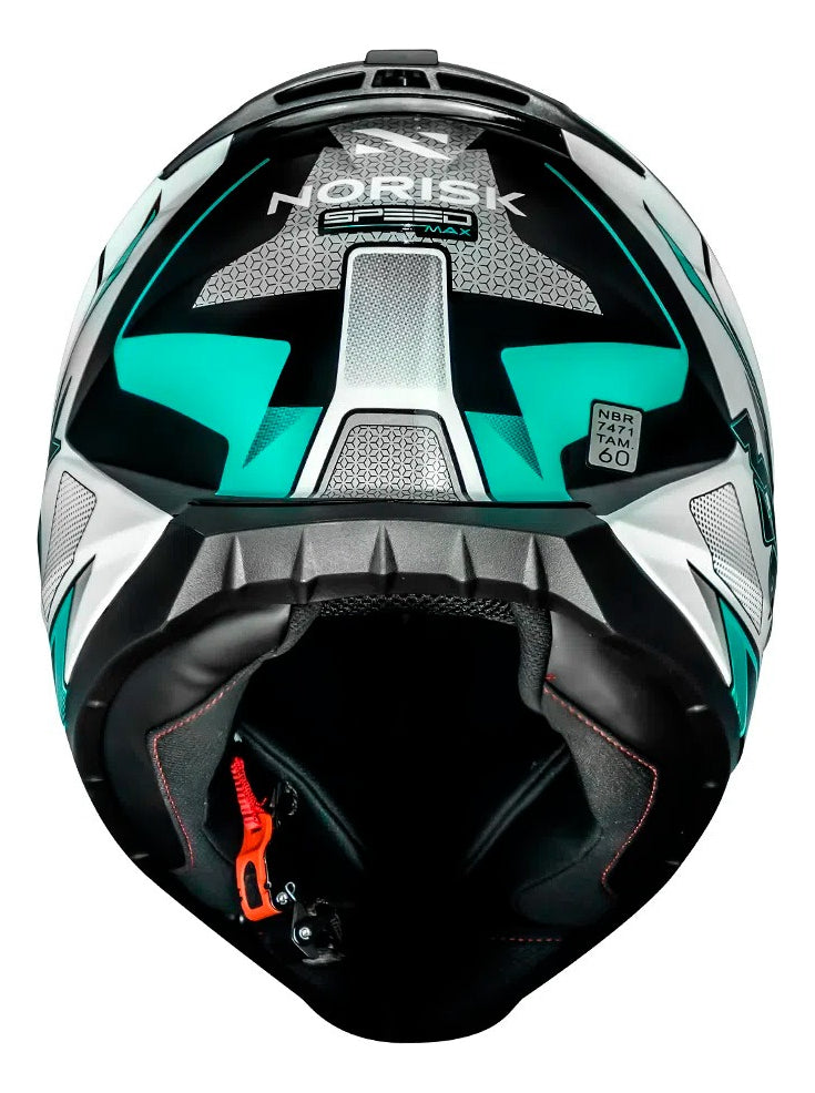 Capacete Norisk Ff802 Razor Speedmax Verde Relançamento