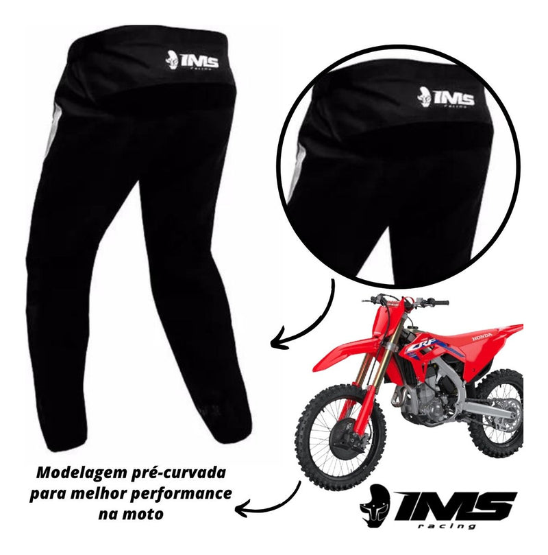 Conjunto Ims Mx Calça E Camisa Roupa Motocross Trilha Enduro