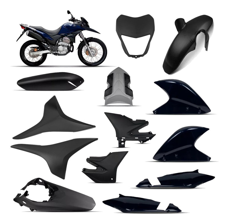 Kit Plásticos Honda Xre 300 Completa 2010 A 2012 Sem Adesivo