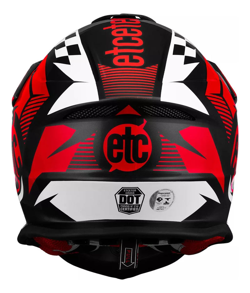 Capacete Motocross Trilha Enduro Etceter Fast