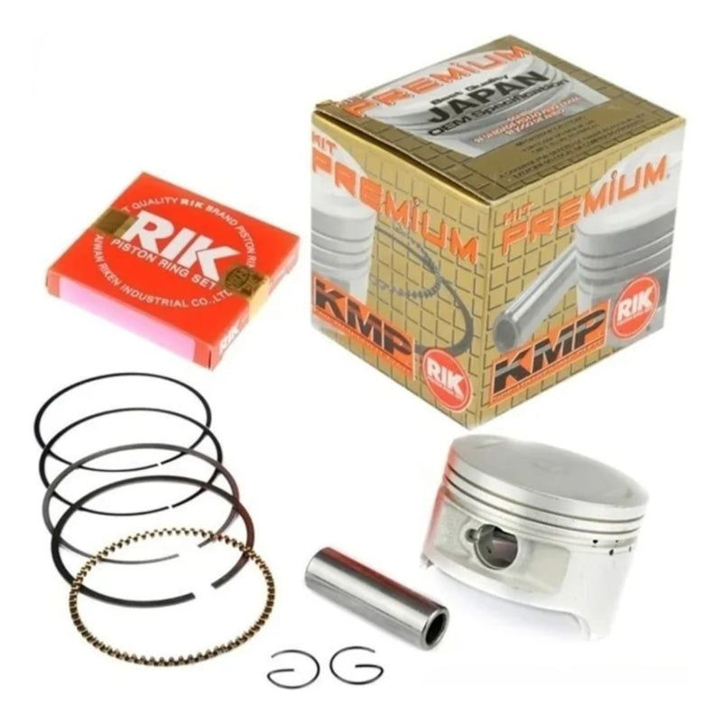 Kit Pistão Anéis Kmp/rik Yamaha Xt 225 Tdm 225 2,00mm Moto