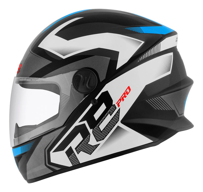 Capacete Moto Fechado Masculino Feminino R8 Pro Brilhante