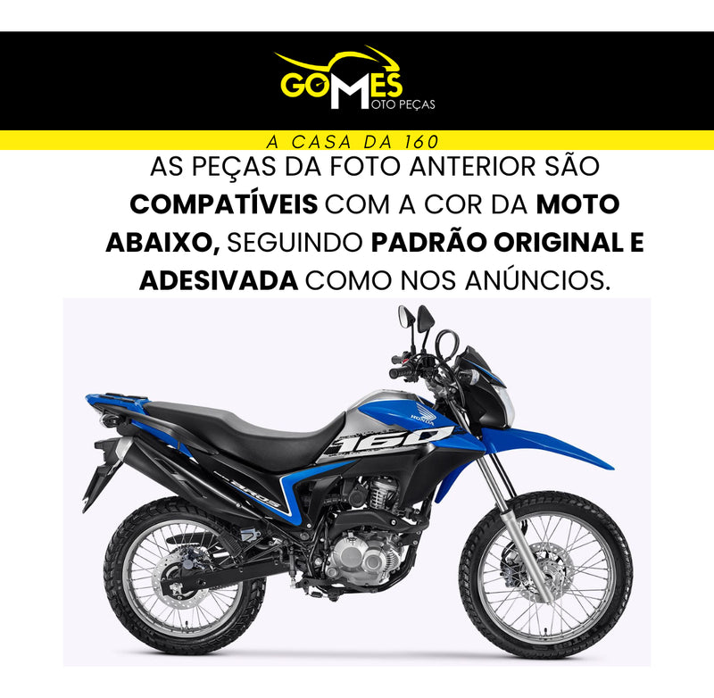 Kit Caranagem Bros 160 2015 2021 / Asa Tampa Paralama Rabeta