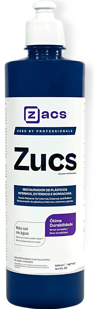 Zucs Restaurador De Plástico Interno Externo Zacs 500ml