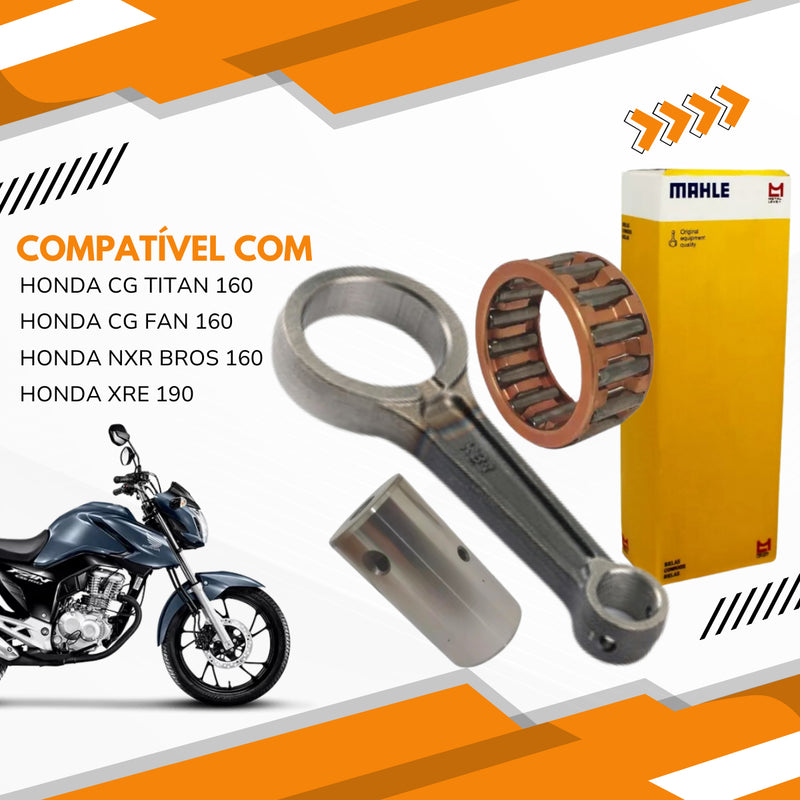 Biela Metal Leve Honda Cg/titan/fan/start/bros/160/xre/190