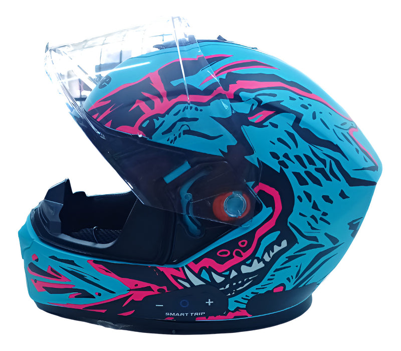 Capacete Bieffe B12 St Guepard - Com Áudio Bluetoth F/rs56