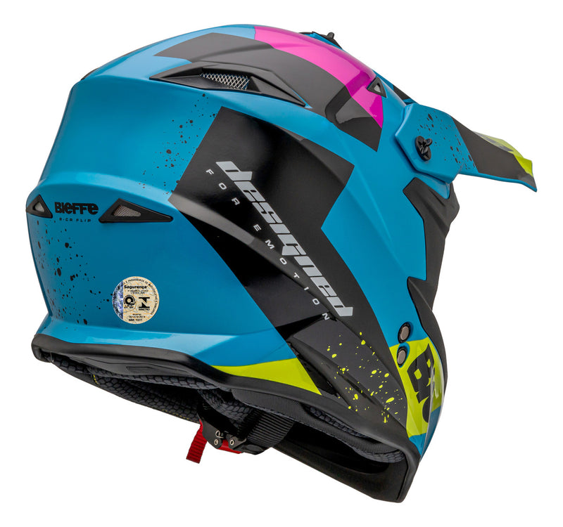 Capacete Moto Cross Bieffe B-cr Flip