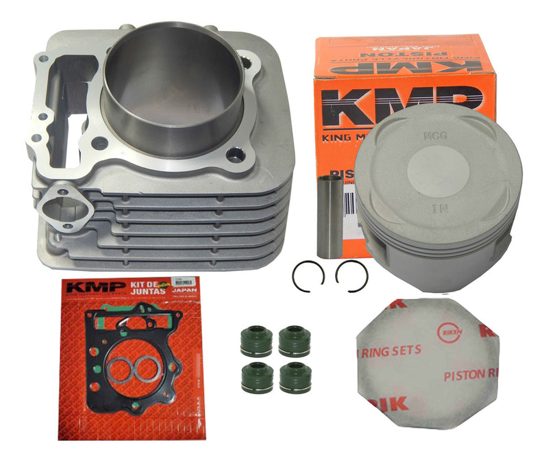 Kit Cilindro Pistão Kmp Falcon 400 Nx 400cc Até 2005 S/catal