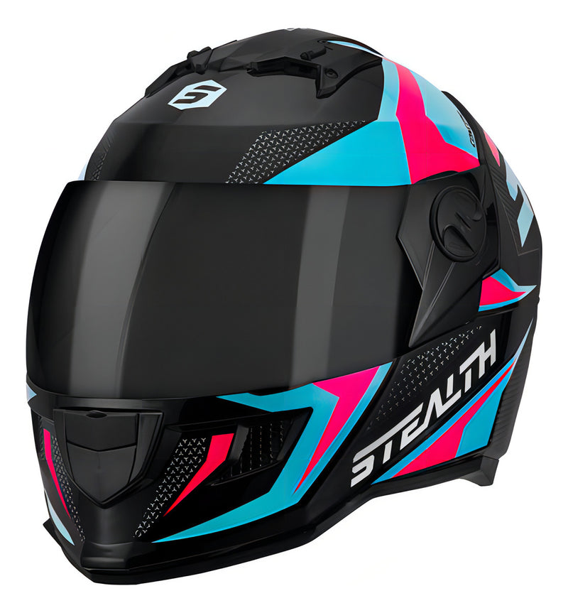 Capacete De Moto Masculino Feminino Pro Tork Fechado Stealth Cor Verde - Rosa Tamanho Do Capacete 62