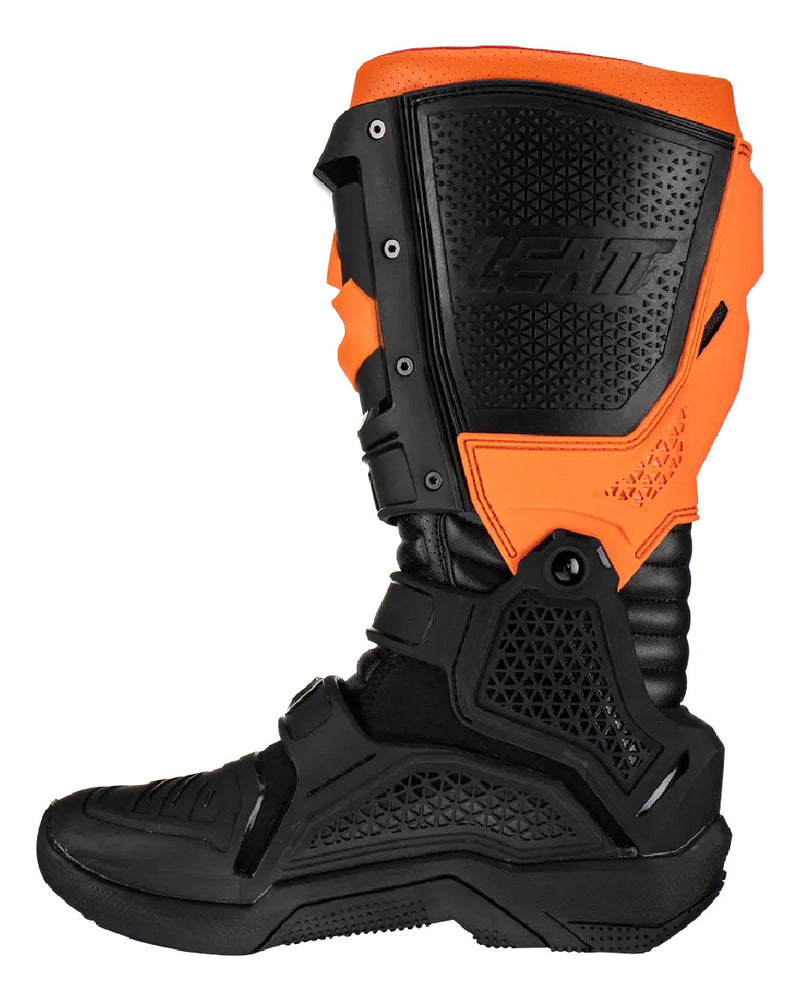 Bota Leatt 4.5 Laranja Preto Motocross Trilha Enduro