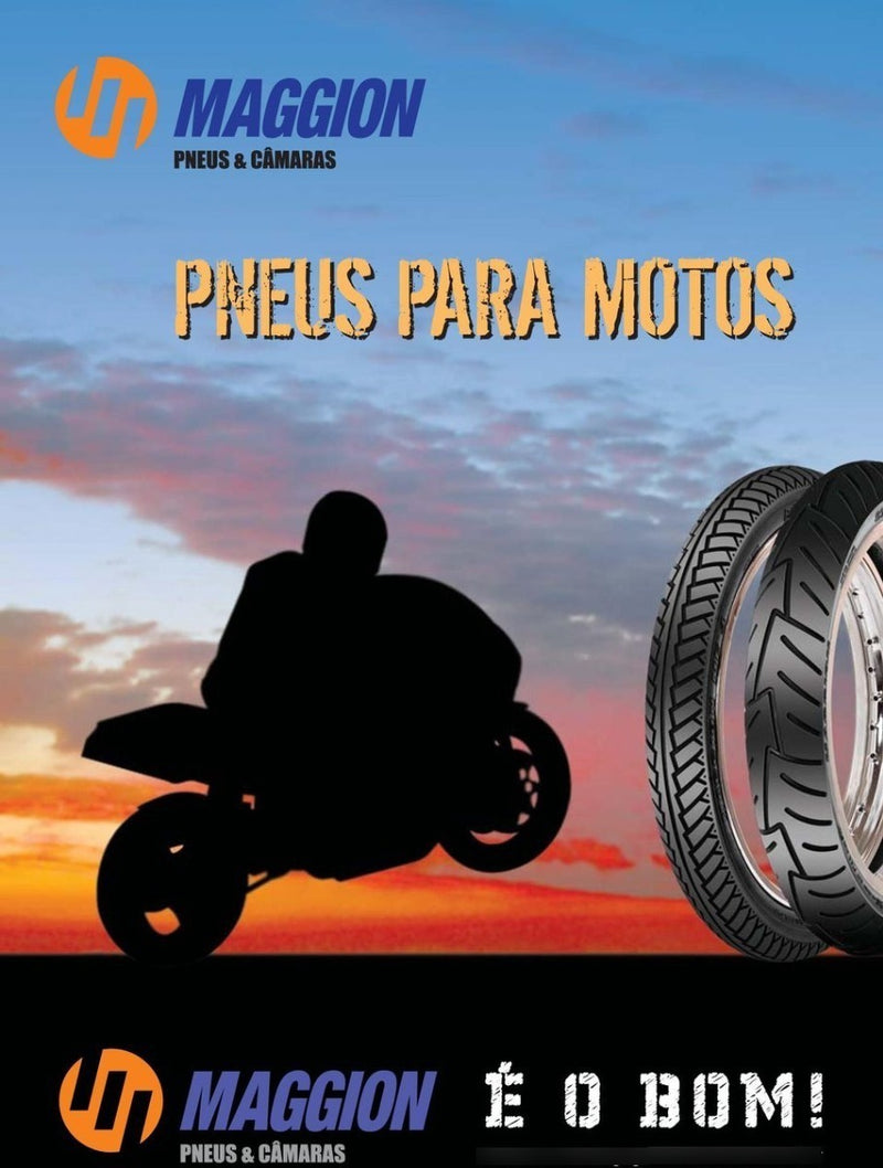 Pneus Moto Maggion St6-cravo 80/100-14+60/100-17 Biz Pop