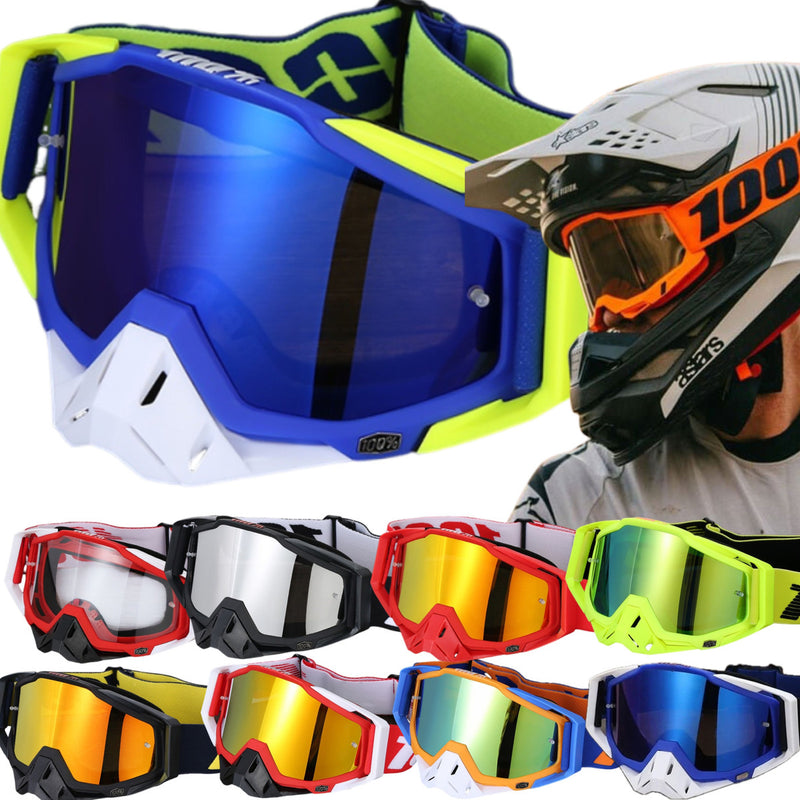 Óculos Motocross 100% Lente Espelhada Transparente Enduro