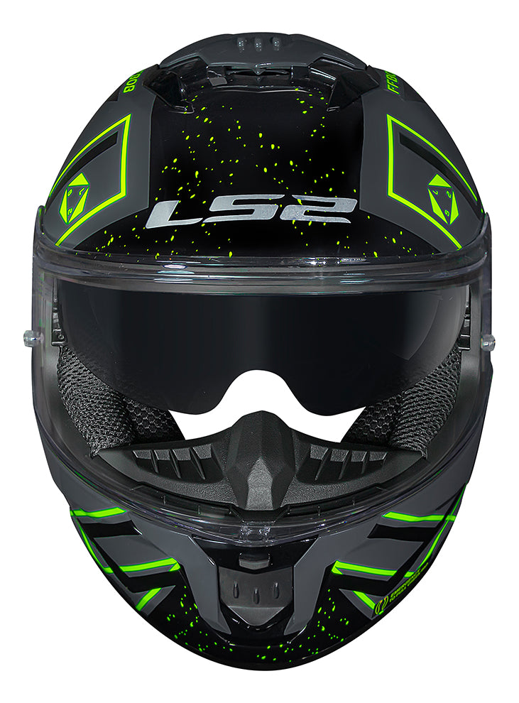 Capacete Ls2 Stream Ii Maze Preto