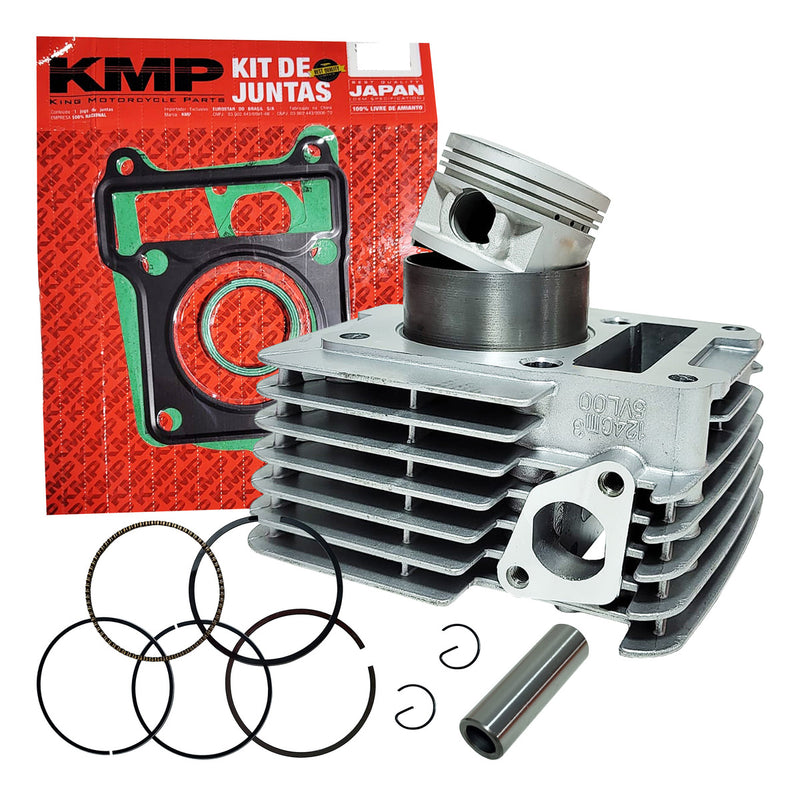 Kit Motor Cilindro Pistão Xtz Ybr 125 Factor 2009 2010 2011