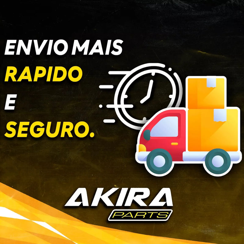 Carenagem Completa Nxr Bros 150 2014 Preta C/ Suporte De Pla