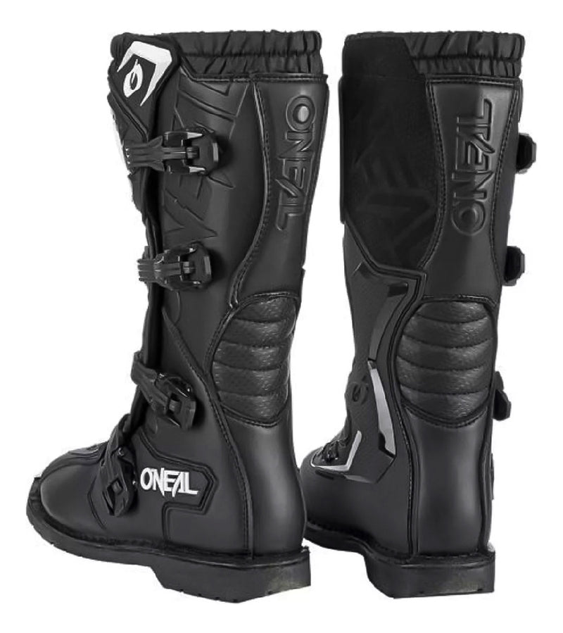 Bota Oneal Ride Pro Preta Motocross Trilha Enduro Bico D Aco