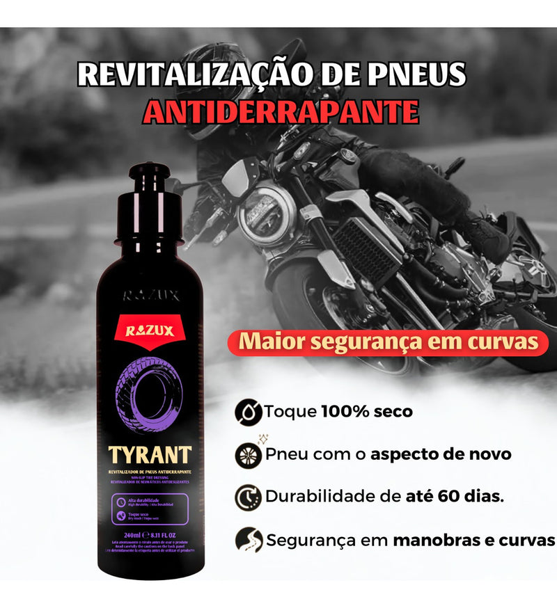 Kit Limpeza De Moto Tyrant Spell Verniz De Motor Aerossol