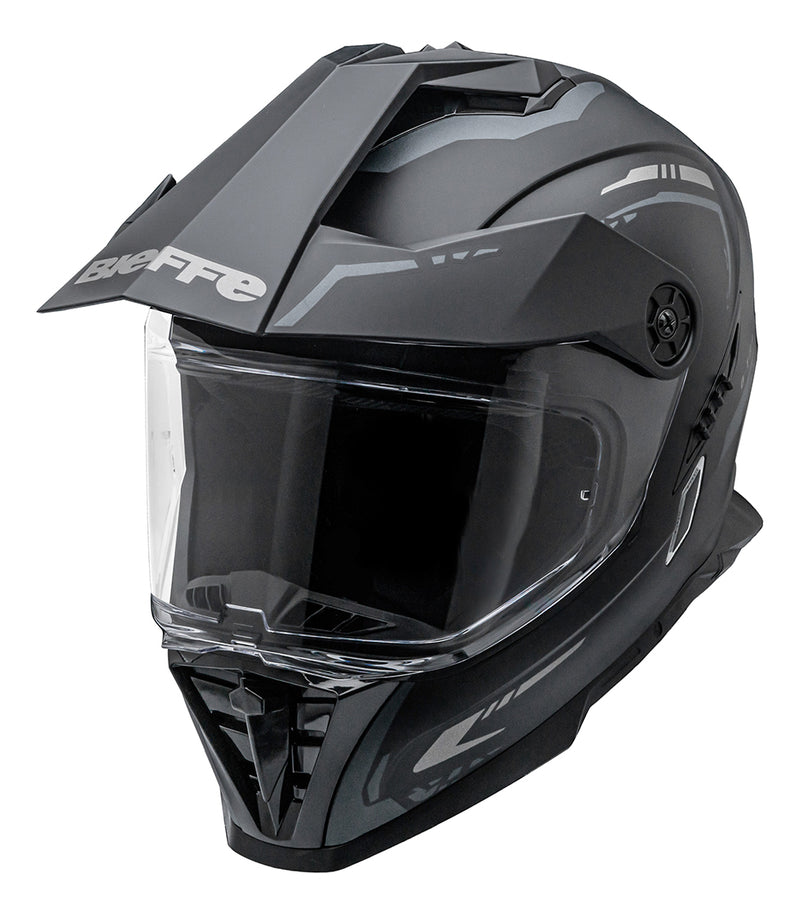 Capacete Bieffe B-trail Authentic Preto C/ Grafite - Fosco