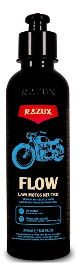 Shampoo Automotivo Lavagem Limpeza De Moto Flow Razux 240ml