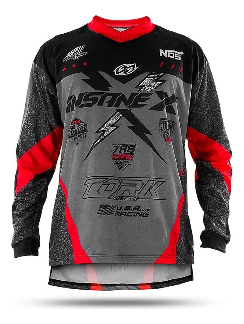 Conjunto Roupa Calça Camisa Motocross Trilha Insane Pro Tork