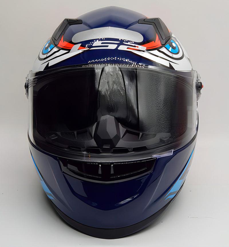 Capacete Ls2 Ff358 Tribal Capacete Moto Tamanho Do Capacete 62 Cor Laranja