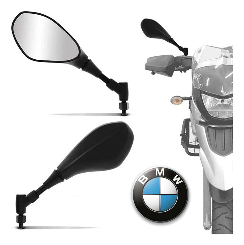 Retrovisor Espelho Haste Curta 360º Bmw F800 Titan Cb300 Par