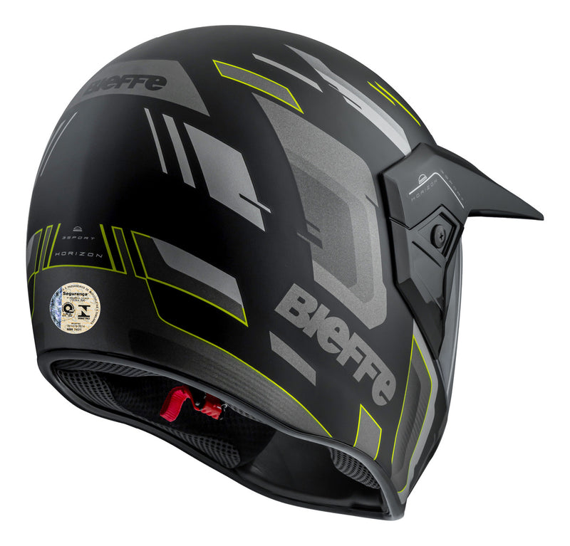 Capacete Moto Bieffe 3sport Horizon + Viseira Camaleão