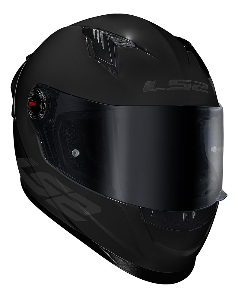 Capacete Ls2 Ff358 S Monocolor Preto Brilhante