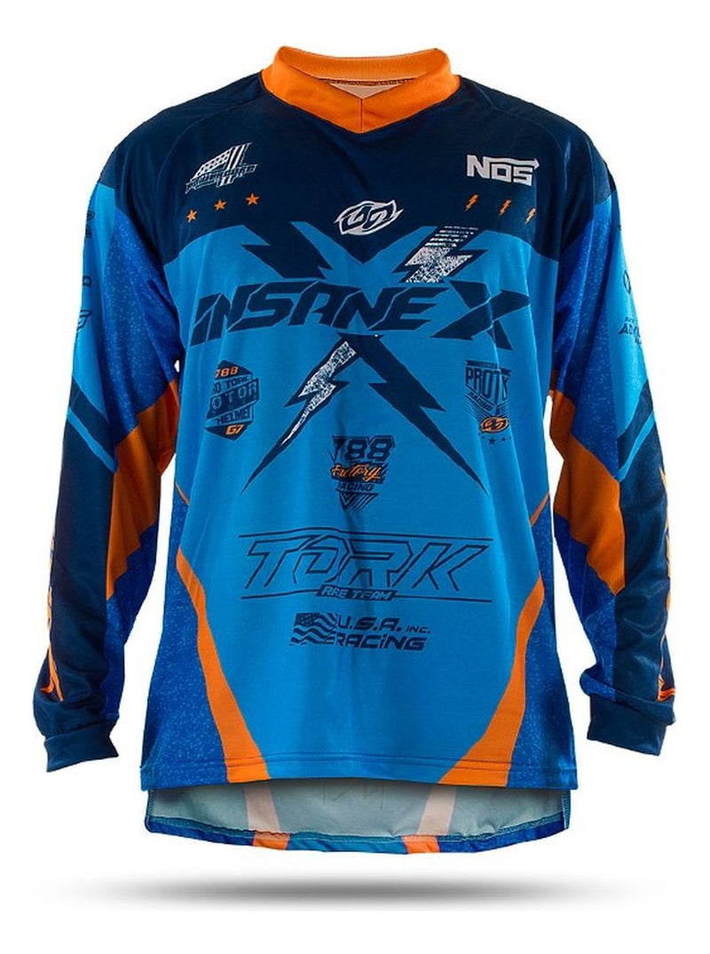 Conjunto Insane Proteção Roupa Calça Camisa Motocross Trilha