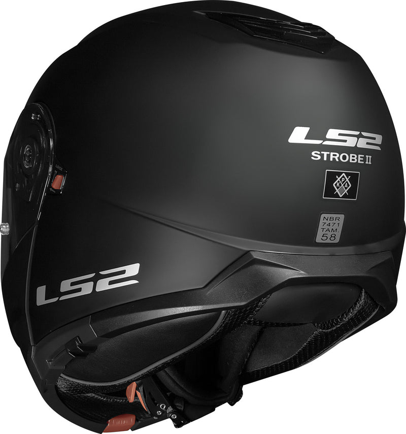 Capacete Ls2 Ff908 Strobe 2 Monocolor Preto-fosco Promoção