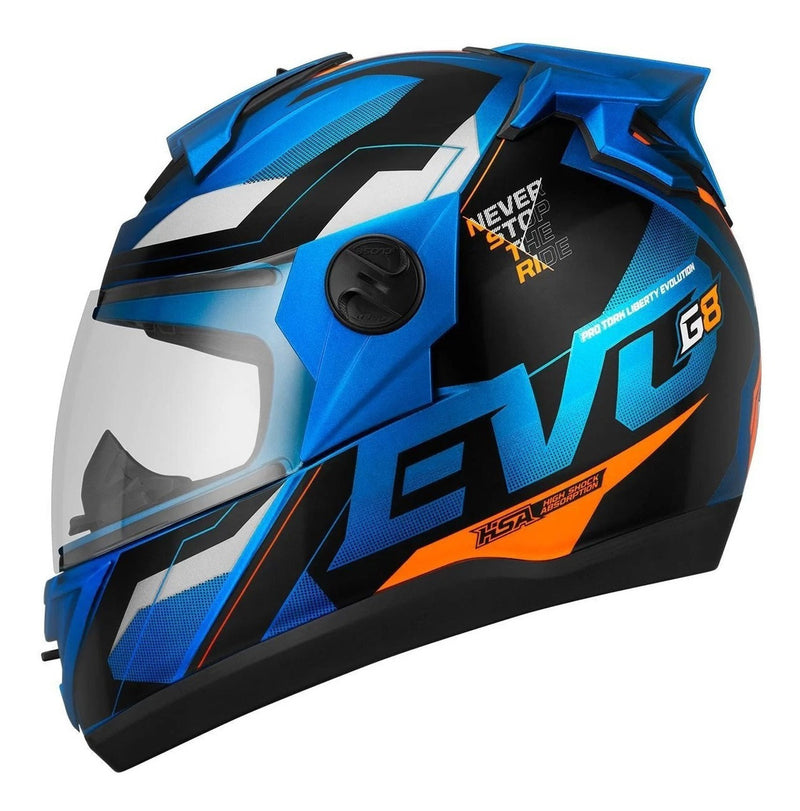 Capacete Evolution Protork 788 G8 Evo Com Narigueira