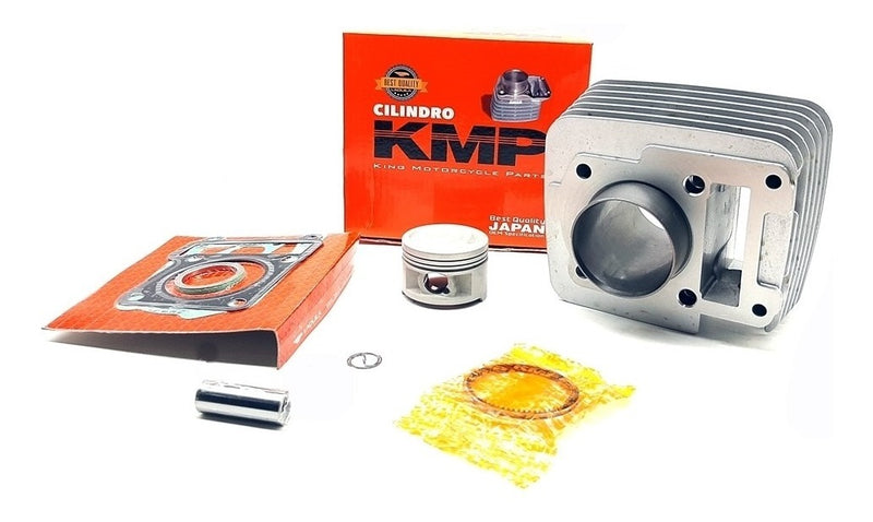 Kit Cilindro Pistão Anéis Kmp Ybr125 / Factor 125 / Xtz125