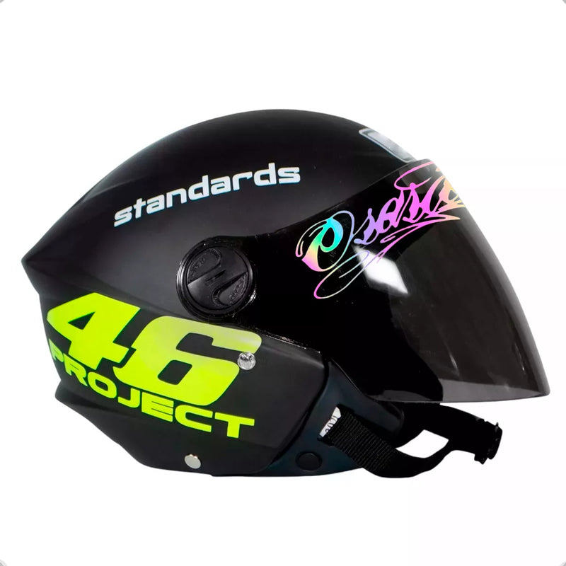 Capacete Protork New 3 Personalizado Project 46 Vr Osascorte