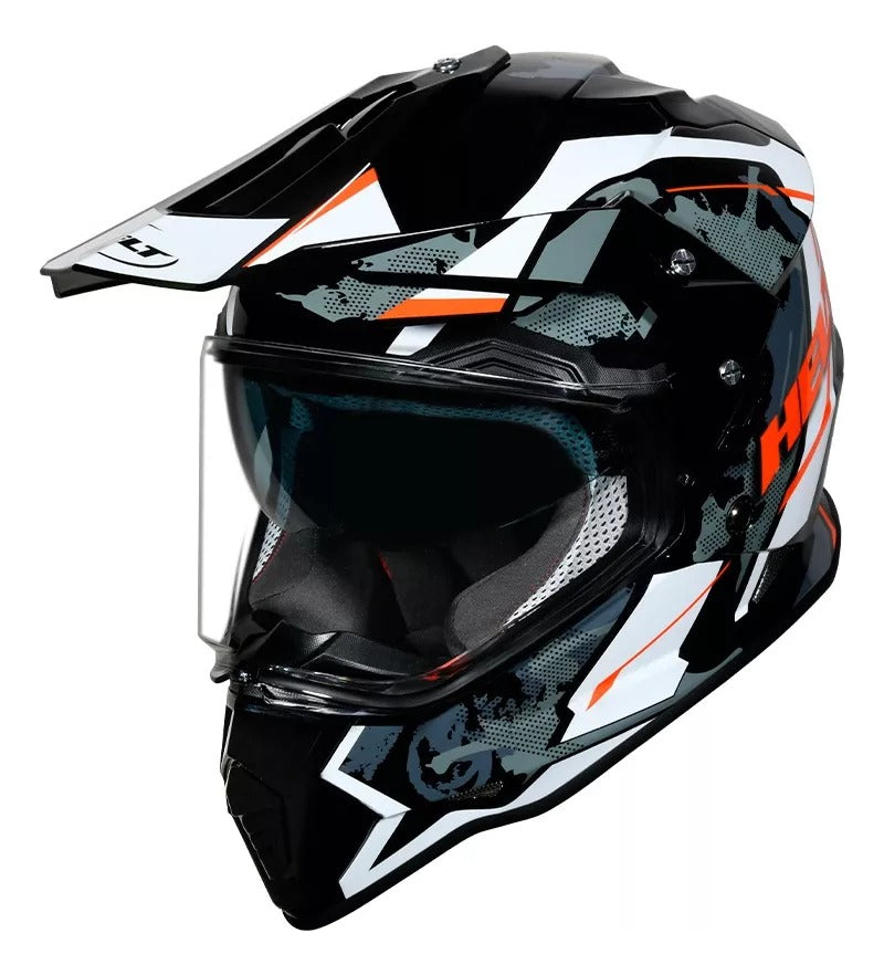 Capacete Helt Cross Vision Glass Ride C/ Oculos