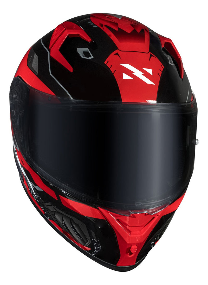 Capacete Moto Masculino Norisk Flow Robot Vermelho +viseira