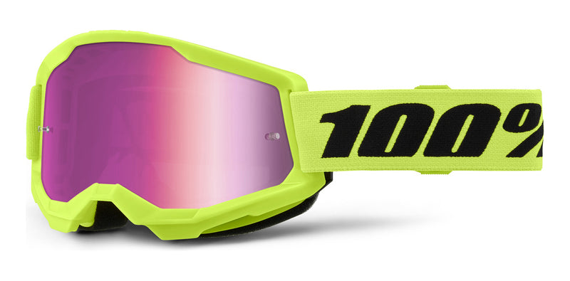 Oculos 100% Strata 2 Lente Espelhada Motocross Trilha Enduro