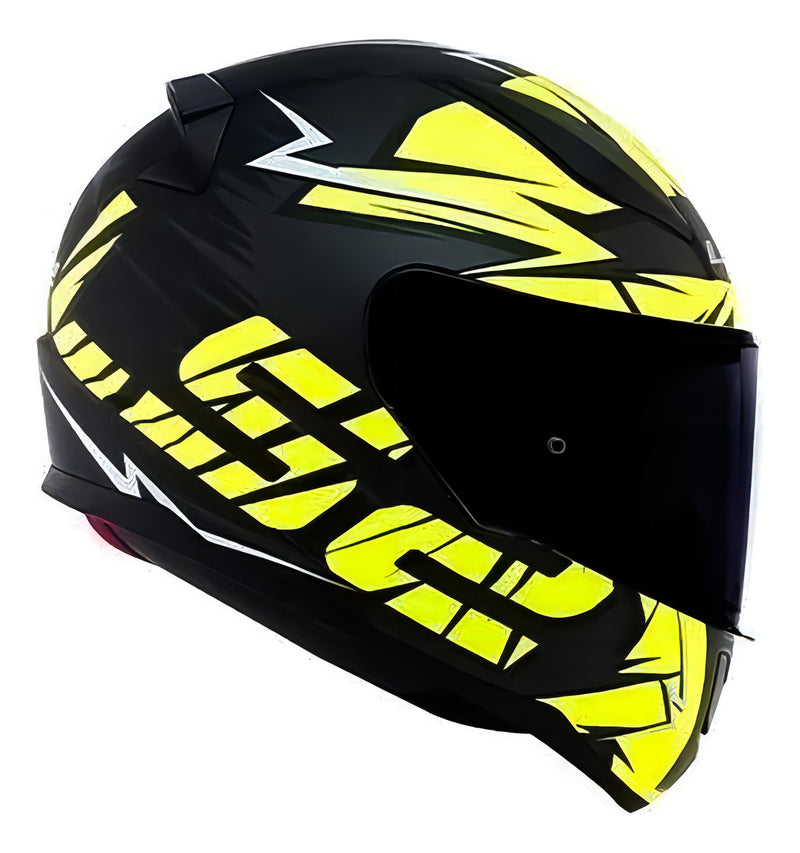 Capacete Ls2 Ff353 Cromo Preto Fosco Amarelo Cor Preto-fosco/Amarelo Tamanho do capacete M (57/58)