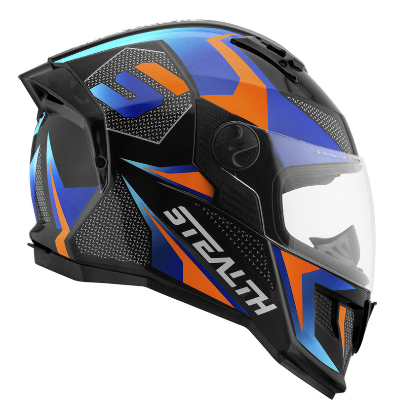 Capacete Moto Fechado Pro Tork Stealth Concept Vis Cristal