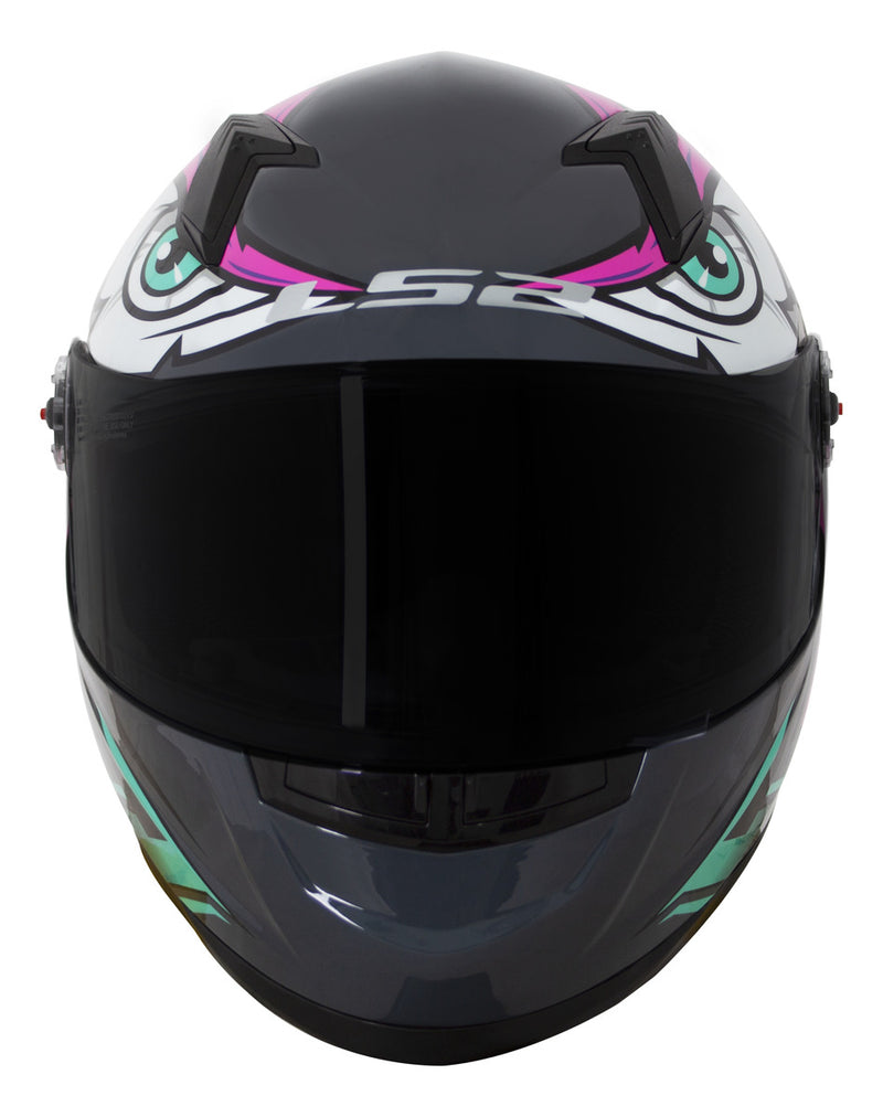 Capacete Para Moto Integral Ls2 Ff358 Classic Tribal Fucsia