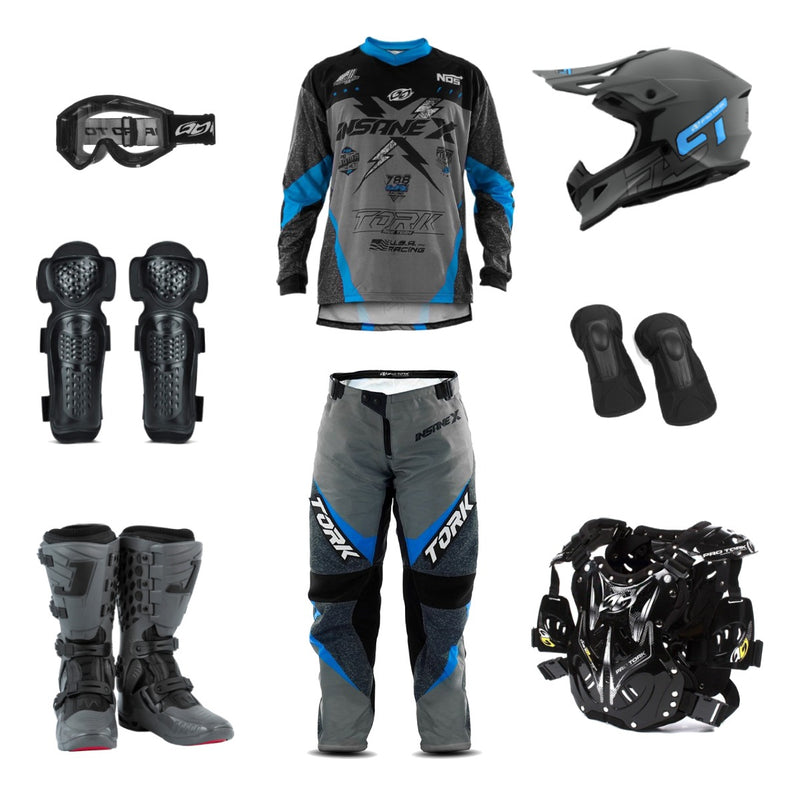 Kit Roupa Piloto Motocross Trilha Enduro Off Road Completo