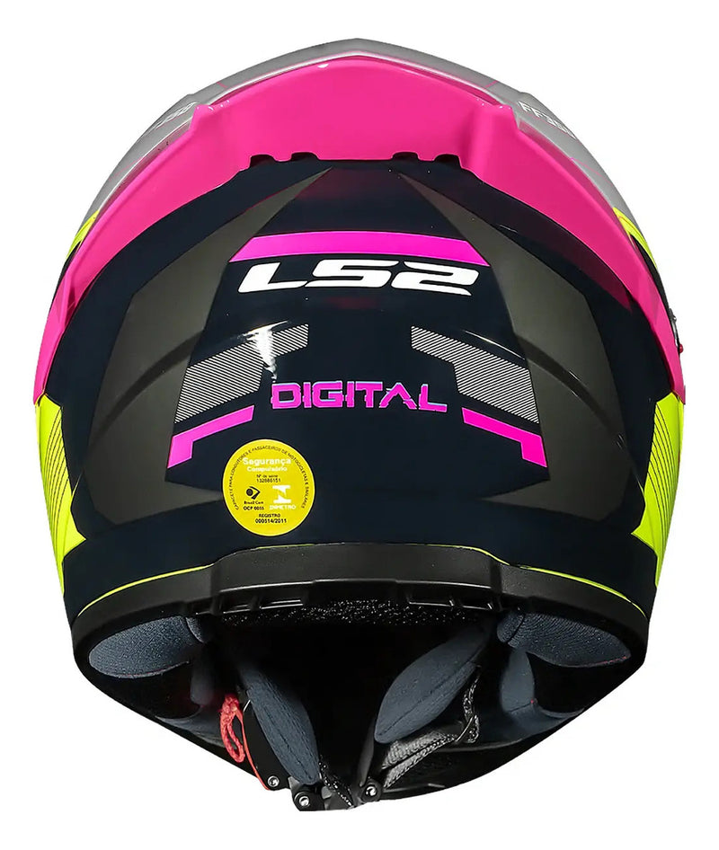 Capacete Moto Original Ls2 Ff358 S Novo Casco Com Aerofólio