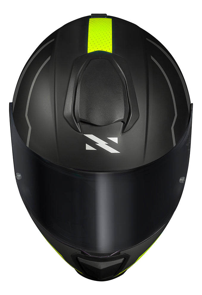 Capacete Norisk Razor Full + Viseira Fumê E Aerofólio Preto