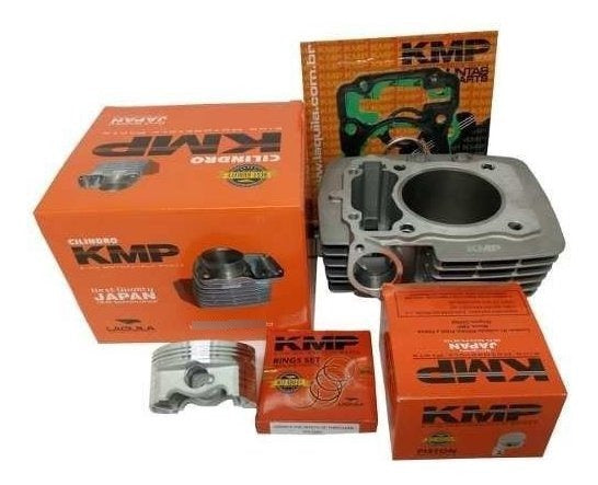 Kit Completo Pistão Anel Cilindro Junta Kmp Cg 150